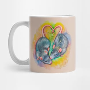 The watercolor rats (mouses) Mug